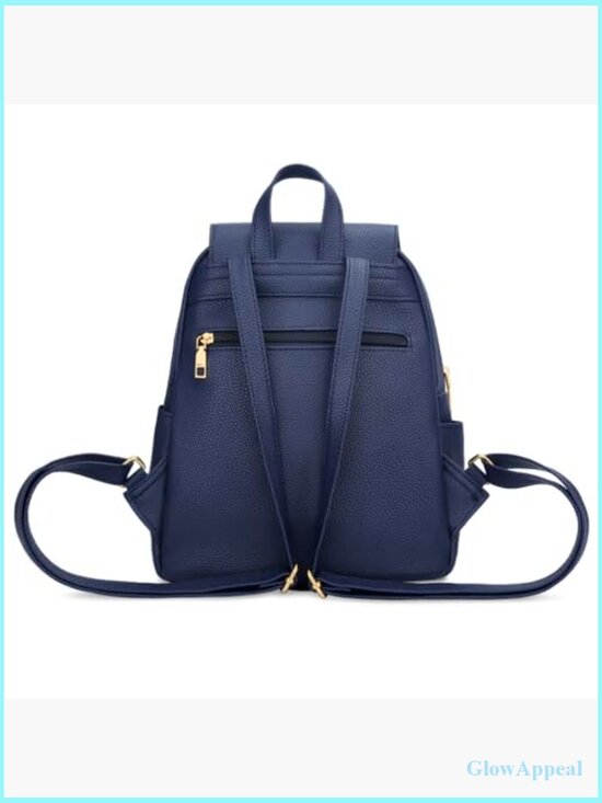 Quilted Leather Fashion Backpack Daypack Shoulder Bag